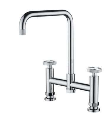 Henry Holt Bridge Mixer Kitchen Tap - Chrome